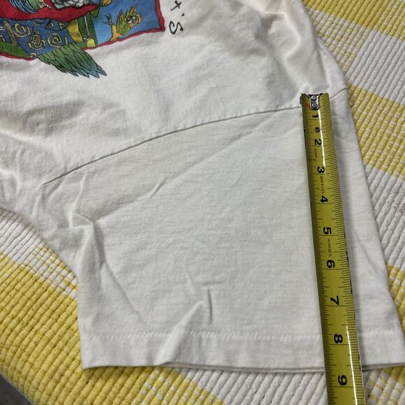 Vintage Jimmy Buffett Margaritaville 1998 Tour T Shirt White Size XXL - Picture 11 of 13